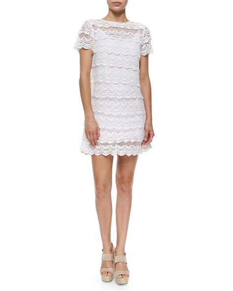 short sleeve lace dress michael kors|Michael Kors dresses.